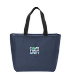 Come From Away - Zip Tote - Navy - BG410