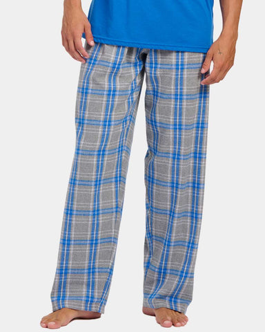 Evan Hansen - Men's Flannel Pant - Oxford Heather/Royal Kingston - BM6624