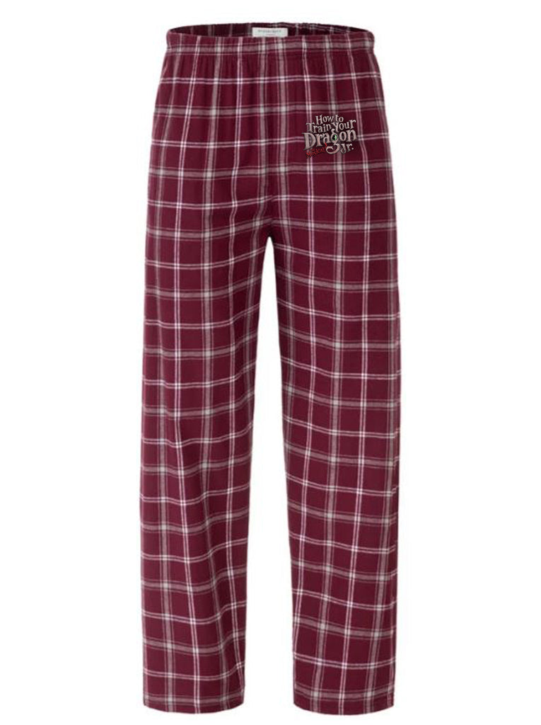 How to Train Your Dragon - Men's Flannel Pant - Maroon/Oxford - BM6624