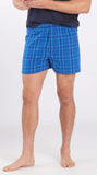 CRAZY FOR YOU - Men's Flannel Boxer - Royal Field Day - BM6701
