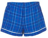CRAZY FOR YOU - Women's Flannel Short - Royal Field Day - BW6501