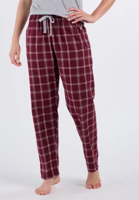 How to Train Your Dragon - Ladies Flannel Pant - Maroon/Oxford  - BW6620 (Copy)