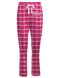 LEGALLY BLONDE - Ladies Flannel Pant - Pink Carnegie Plaid  - BW6620