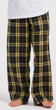 Fiddler - Youth Flannel Pant - Black Gold Plaid - BY6624