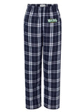 Matilda - Youth Poly Flannel Pant - Navy Silver - BY6624