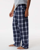 Matilda - Youth Poly Flannel Pant - Navy Silver - BY6624