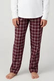 How to Train Your Dragon - Youth Flannel Pant - Maroon/Oxford - BY6624