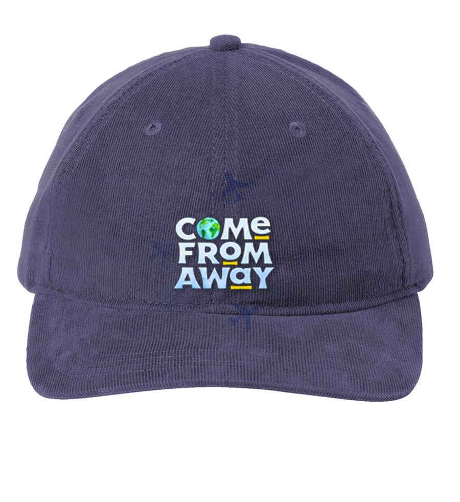Come From Away - Corduroy Cap  - Dress Blue Navy - C973