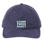 Come From Away - Corduroy Cap  - Dress Blue Navy - C973