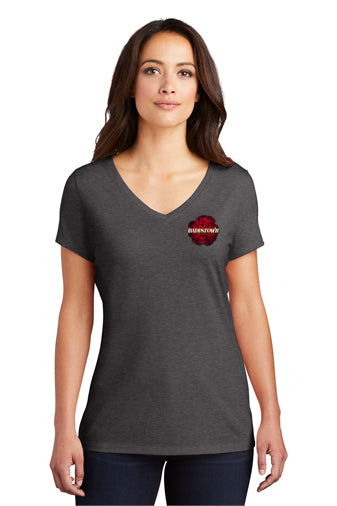 Hadestown - Ladies V-Neck - Heathered Charcoal - DM1350L