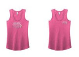 LEGALLY BLONDE - Ladies Racerback Tank - Fuchsia Frost - DM138L
