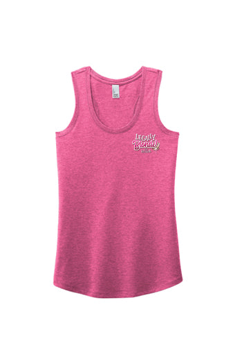 LEGALLY BLONDE - Ladies Racerback Tank - Fuchsia Frost - DM138L
