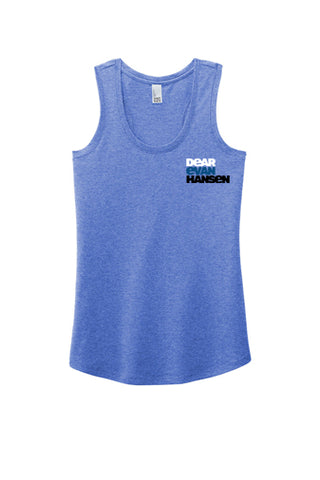 Evan Hansen - Ladies Racerback Tank - Royal Frost - DM138L