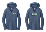 Matilda - Women's Long Sleeve Hoodie - Navy Frost - DM139L