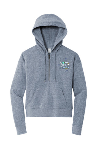 Come From Away - Women’s 1/2-Zip Pullover - Navy Frost - DT1311