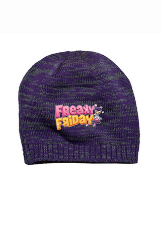 Freaky Friday - Beanie Cap - Purple/Charcoal - DT620