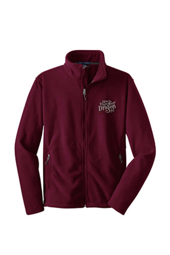 How to Train Your Dragon - Men's Fleece Jacket - Maroon - F217
