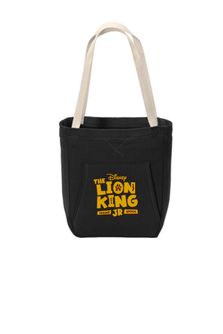 LION KING JR - Fleece Sweatshirt Tote - Jet Black - BG415