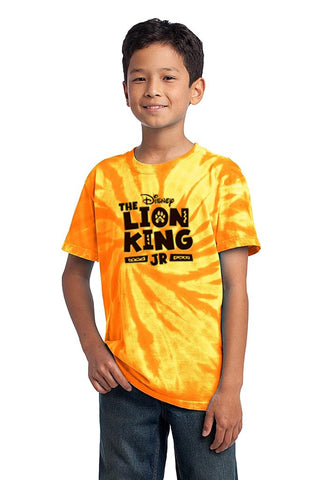 LION KING JR - Youth Tie-Dye Tee - Gold- PC147Y