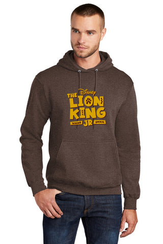 LION KING JR - Adult Pullover Sweatshirt - Heather Brown - PC78H