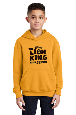 LION KING JR - Youth Pullover Sweatshirt - Gold - PC90YH