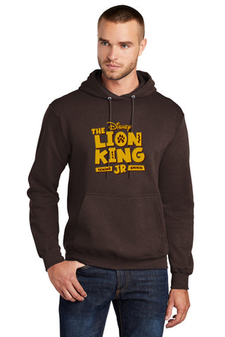 LION KING JR - Adult Pullover Sweatshirt - Dark Brown - PC78H