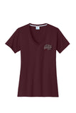 How to Train Your Dragon - Ladies V-Neck Tee - Maroon - LPC381V