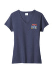 Spelling Bee - Ladies V-Neck Tee - Team Navy Heather - LPC455V