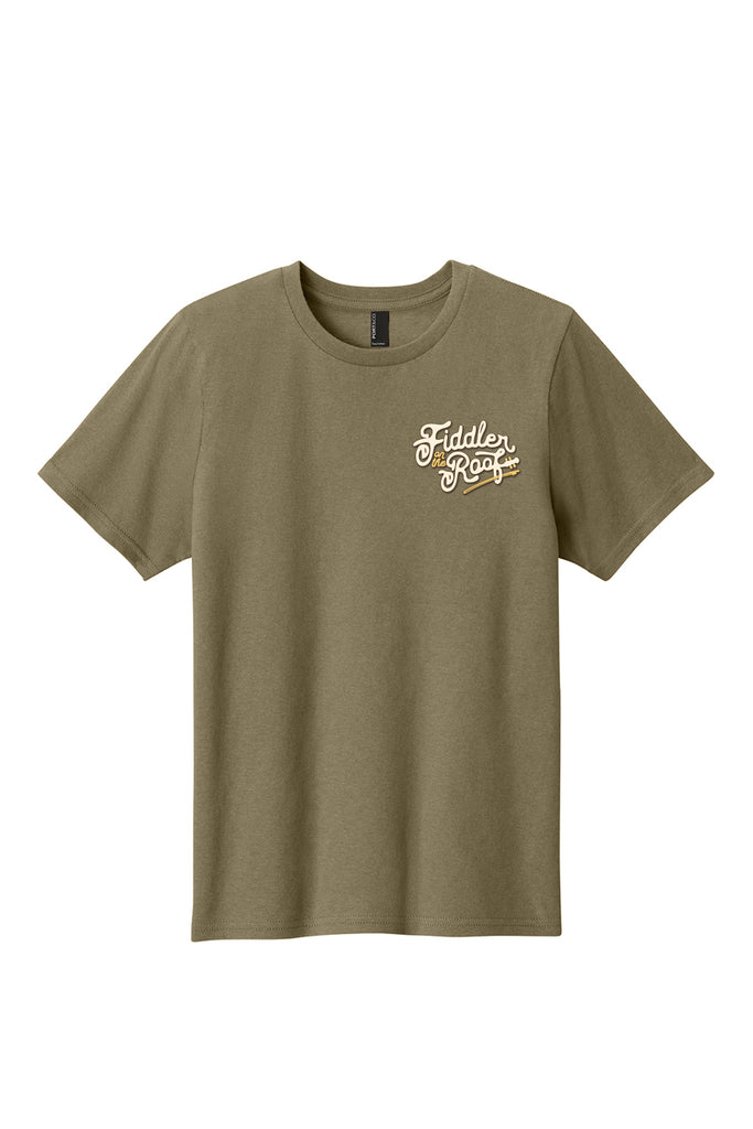 Fiddler - Youth Cotton Tee - Coyote Brown - PC43Y