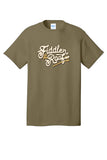 Fiddler - Adult Cotton Tee - Coyote Brown - PC54