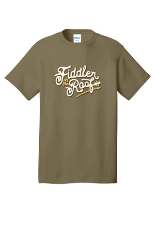Fiddler - Adult Cotton Tee - Coyote Brown - PC54