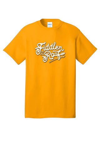Fiddler - Adult Cotton Tee - Gold  - PC54