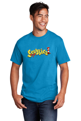 SEUSSICAL 2024 - Adult Cotton Tee - Neon Blue - PC54