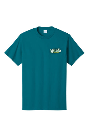 Matilda - Cotton Tee - Teal - PC54
