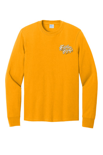 Fiddler - Adult Long Sleeve Tee - Gold - PC54LS