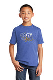 CRAZY FOR YOU - Youth Cotton Tee - Heather Royal - PC54Y