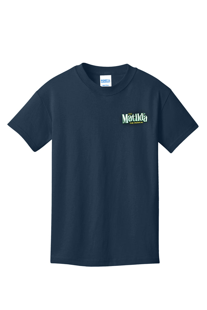 Matilda - Youth Cotton Tee - Navy - PC54Y