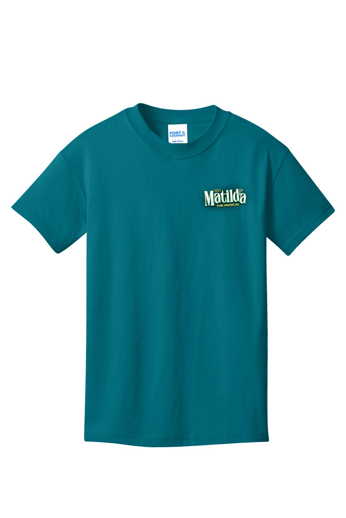Matilda - Youth Cotton Tee - Teal - PC54Y