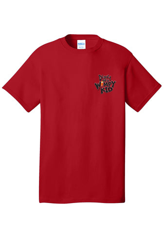 Diary of a Wimpy Kid - Adult Cotton Tee - Red - PC54