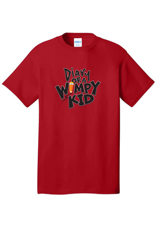 Diary of a Wimpy Kid - Adult Cotton Tee - Red - PC54