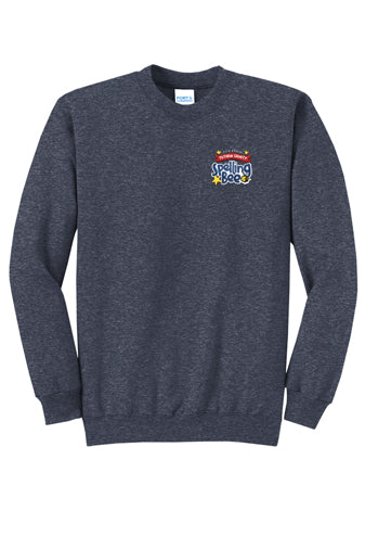 Spelling Bee - Adult Crewneck Sweatshirt - Heather Navy - PC78