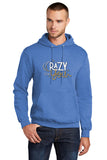 CRAZY FOR YOU - Adult Pullover Sweatshirt - Heather Royal - PC78H