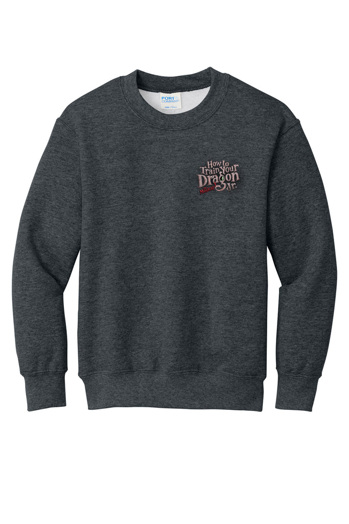 How to Train Your Dragon - Youth Crewneck Sweatshirt - Heather Grey - PC78Y