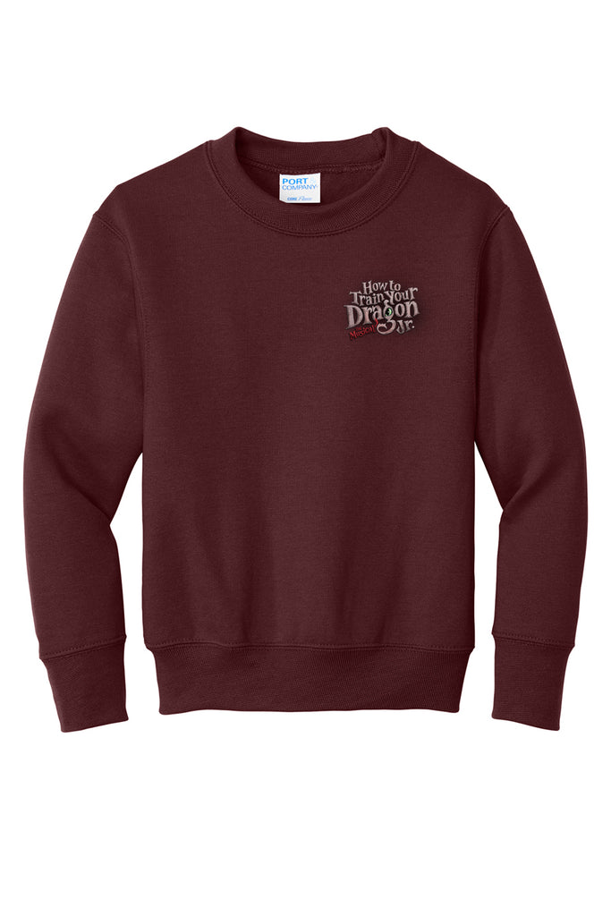 How to Train Your Dragon - Youth Crewneck Sweatshirt - Maroon - PC78Y