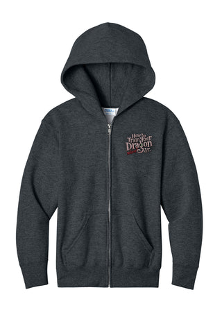 How to Train Your Dragon - Youth Full Zip-Up - Heather Grey - PC78YZH