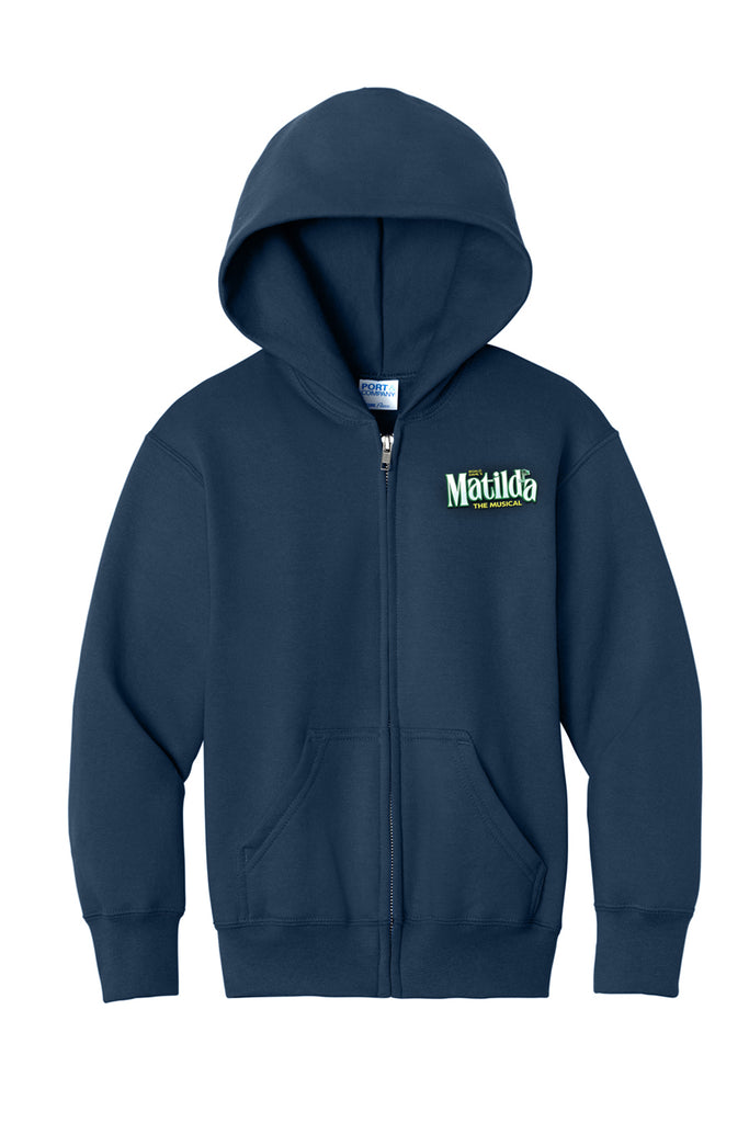 Matilda - Youth Full Zip-Up - Navy - PC78YZH