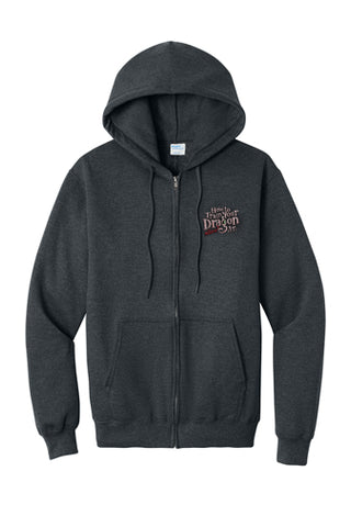 How to Train Your Dragon - Full Zip-Up Sweatshirt - Heather Grey - PC78ZH