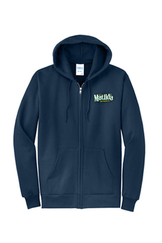 Matilda - Full Zip-Up Sweatshirt - Navy - PC78ZH
