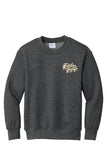 Fiddler - Youth Crewneck Sweatshirt - Dark Heather Grey - PC90Y