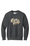 Fiddler - Youth Crewneck Sweatshirt - Dark Heather Grey - PC90Y